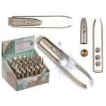 Τσιμπιδάκι Με Φως LED Μέταλλο 9cm