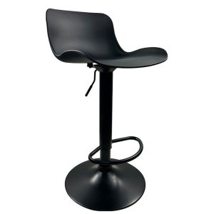 Σκαμπό Bar ArteLibre QUERIDA Μαύρο PP/Μέταλλο 44x45x58/81-79/102cm