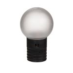 Μαγνήτης Με Στρογγυλή Λάμπα LED Με Θερμό Φως Πλαστικό 4.5cm Μπαταρίας