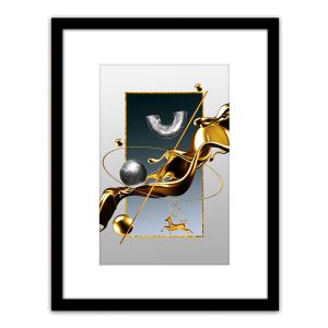 Πίνακας Σε Κορνίζα ArteLibre Πλαστικό 'Abstract' 35x45x1.8cm