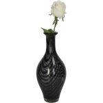 Βάζο ArteLibre Μαύρο Γυαλί 14x14x32.5cm