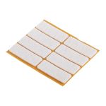 Τσοχάκια Αυτoκόλλητα Λευκό 16x44mm 8 Τμχ