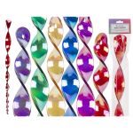 Κρεμαστός Ανεμοδείκτης Σπιράλ Πλαστικό 40cm Σε 6 Χρώματα