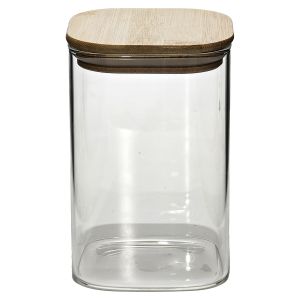 Βάζο Γυαλί Με Ερμητικό Καπάκι 950ml Φ10x15.6cm