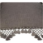 Μαξιλάρι ArteLibre Με Φούντες Γκρι Βαμβακερό 45x45cm