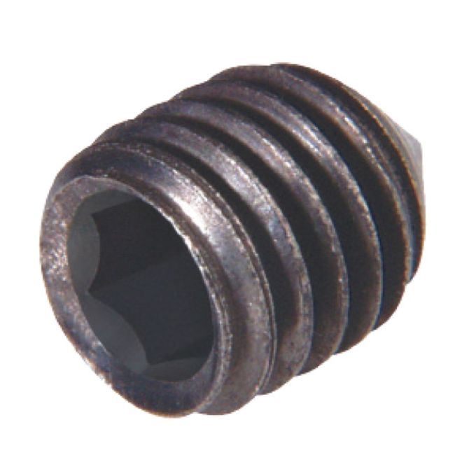 Βίδα Άλεν Με Μύτη Ακέφαλη M5x10 Μαυρ/Σκληροπ. DIN914