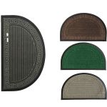 Χαλάκι Εισόδου Πολύχρωμο PVC/Λάστιχο 45x75cm Σε 4 Σχέδια