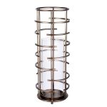 Φανάρι ArteLibre Σαμπανί/Διάφανο Μέταλλο/Γυαλί 46.5cm