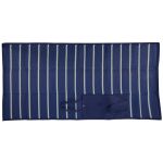 Ψάθα Παραλίας Τσάντα Μπεζ/Μπλε Σε 2 Χρώματα