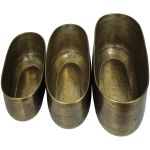 Κασπώ ArteLibre Μπρονζέ Μέταλλο 74x34.5x29cm Σετ 3Τμχ