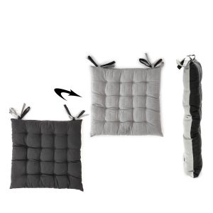 Μαξιλάρι Καθίσματος Γκρι 40x40cm