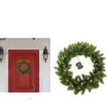 Χριστουγεννιάτικη Γιρλάντα Φωτιζόμενη Με 180 Κλαδιά PVC Και 35 LED 60cm