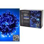 180 LED Εσωτ. & Εξωτ. Χώρου Με 8 Προγράμματα Και Μετασχηματιστή Μπλε Φως Πράσινο Καλώδιο Μη Επεκτεινόμενο IP44 31V 9.2m