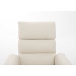 Πολυθρόνα Ανακλινόμενη ArteLibre TALITHA Μπεζ PU 79x97x101cm