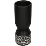 Κασπώ ArteLibre Tribal Μαύρο Κεραμικό 15x15x27.5cm