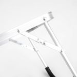 Τραπέζι Σπαστό ArteLibre ELYSIUM Λευκό Αλουμίνιο 60x40x26cm