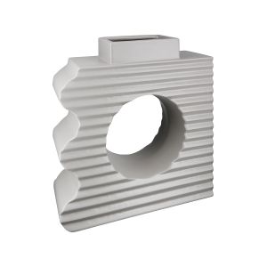 Βάζο 'Boca' Κεραμικό Γκρι 8x23x24.5cm