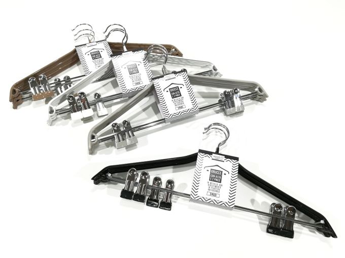 Κρεμάστρα Μέταλλο Σετ 3Τμχ Σε 4 Χρώματα