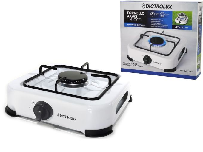 Μάτι Υγραερίου Μονό Λευκό Φ8cm 27x27x27cm