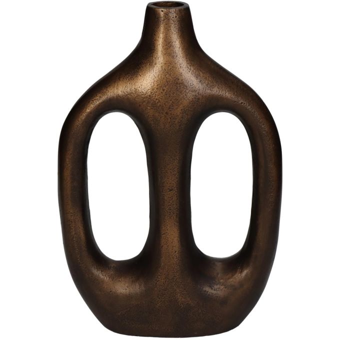 Βάζο ArteLibre Μπρονζέ Αλουμίνιο 19x6.5x30cm