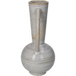Βάζο ArteLibre Μπεζ Κεραμικό 14.5x11x23.6cm
