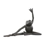 Figure Frog Metal Dark Brown Ποικιλία 3 φορές 17X7X12Cm 17X7X12Cm