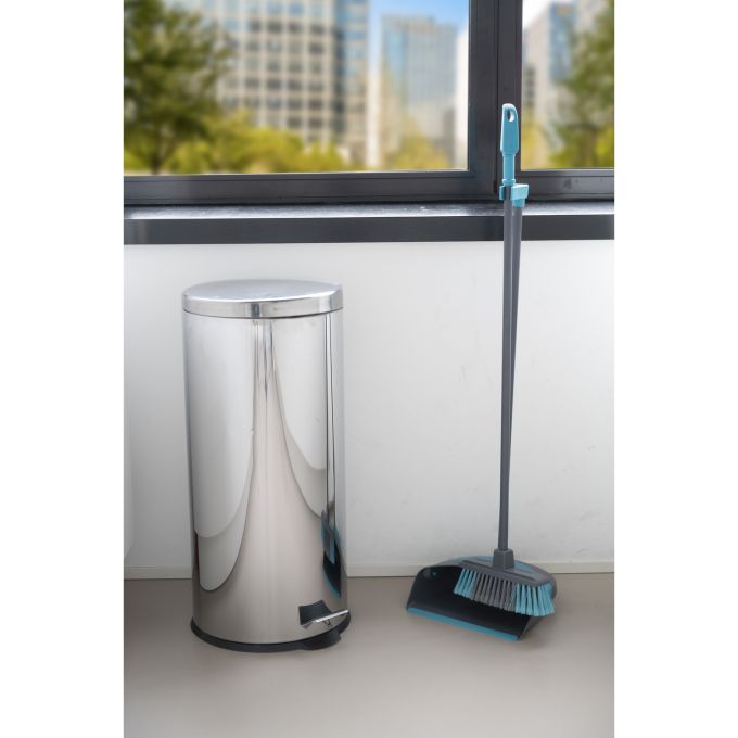 Σετ Σκουπάκι και Φαράσι 93cm Γκρι/Τυρκουάζ