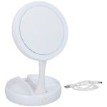 Καθρέφτης Καλλυντικών 21 LED Αναδιπλούμενος GRUNDIG