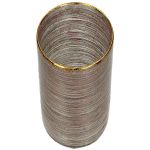 Κηροπήγιο ArteLibre Κορδέλα Πολύχρωμο Γυαλί 12x12x15cm