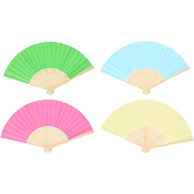 Βεντάλια Ισπανική 20.8cm Σε 4 Χρώματα