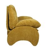 Πολυθρόνα ArteLibre ANANKE Κίτρινο Ύφασμα/Μέταλλο/Ξύλο 85x78x84cm