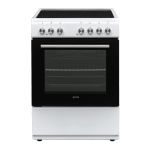 Κουζίνα Ηλεκτρική Κεραμική 69lt Π60cm Λευκό VOX CHT 6000 W