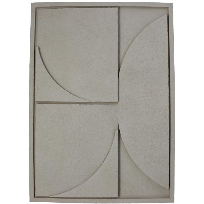 Διακοσμητικό Τοίχου ArteLibre Μπεζ Polyresin 49.5x4.5x69.5cm