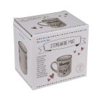 Κούπα ‘Always In My Heart’ Λευκό/Μαύρο Κεραμικό 250ml