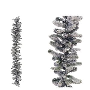 Χριστουγεννιάτικη Χιονισμένη Γιρλάντα PE/PVC Με 180 Κλαδιά 270cm