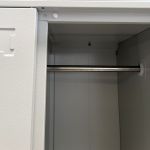 Φοριαμός ArteLibre 6 Θέσεων ELBORON Ανοιχτό Γκρι Μέταλλο 90x45x185cm