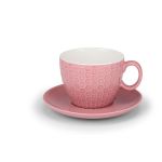 Σετ Φλιτζάνι & Πιατάκι 8Τμχ Σε 4 Χρώματα