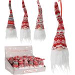 Στολίδι Κρεμαστό ArteLibre Νάνος Λούτρινο 5x5x20cm Σε 3 Χρώματα