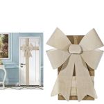 Χριστουγεννιάτικος Φιόγκος Πόρτας Χρυσό 50x66cm