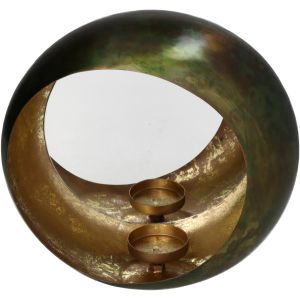 Καθρέπτης ArteLibre Πράσινο Μέταλλο 29x13x27cm