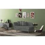 Καναπές ArteLibre DULCE Γκρι 161-190x72x78cm