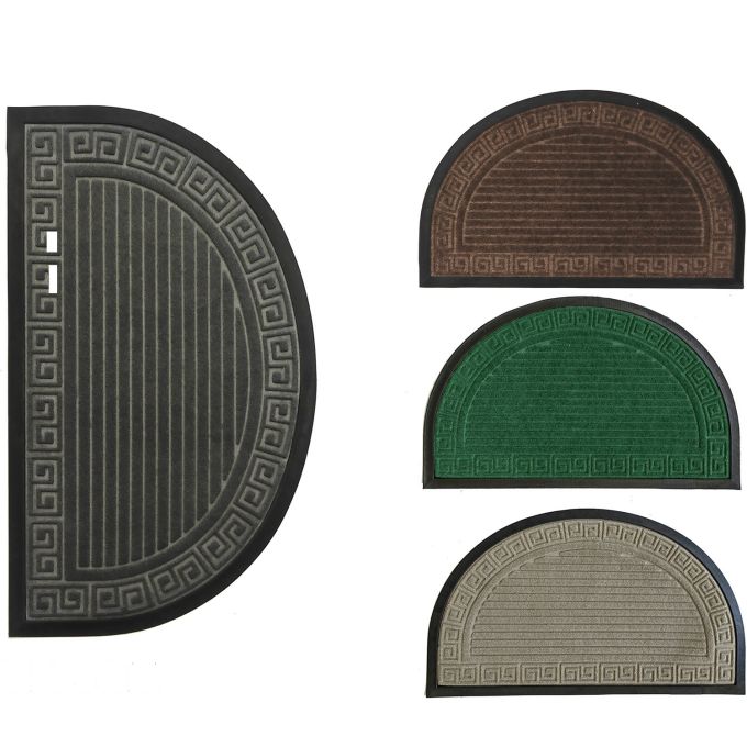 Χαλάκι Εισόδου Πολύχρωμο PVC/Λάστιχο 45x75cm Σε 4 Σχέδια