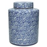 Βάζο ArteLibre Μπλε Πορσελάνη 16.5x16.5x24cm