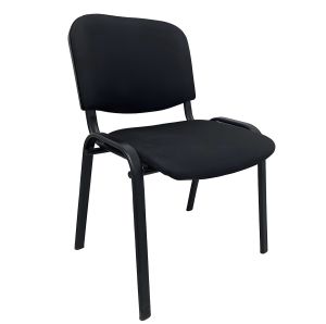 Καρέκλα Επισκέπτη VISTIPRO Μαύρο Ύφασμα/Μέταλλο 40x55x77cm