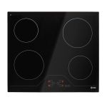 Εστία Εντοιχιζόμενη Κεραμική Μαύρο VOX EBC 400 DB