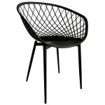 Καρέκλα Κήπου ArteLibre BALI Μαύρο PP/Μέταλλο 62x42x82cm