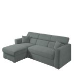 Καναπές Γωνιακός ArteLibre Αριστερή Γωνία AUDREY Ανοιχτό Γκρι 243x174x80/91cm