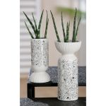 Βάζο ArteLibre Modern Art Λευκό Πορσελάνη Φ7.5x15cm