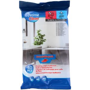 Υγρά Μαντηλάκια Καθαρισμού Μπάνιου 40Τμχ