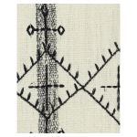 Ριχτάρι ArteLibre Ριγέ Μαύρο Βαμβακερό 130x170cm